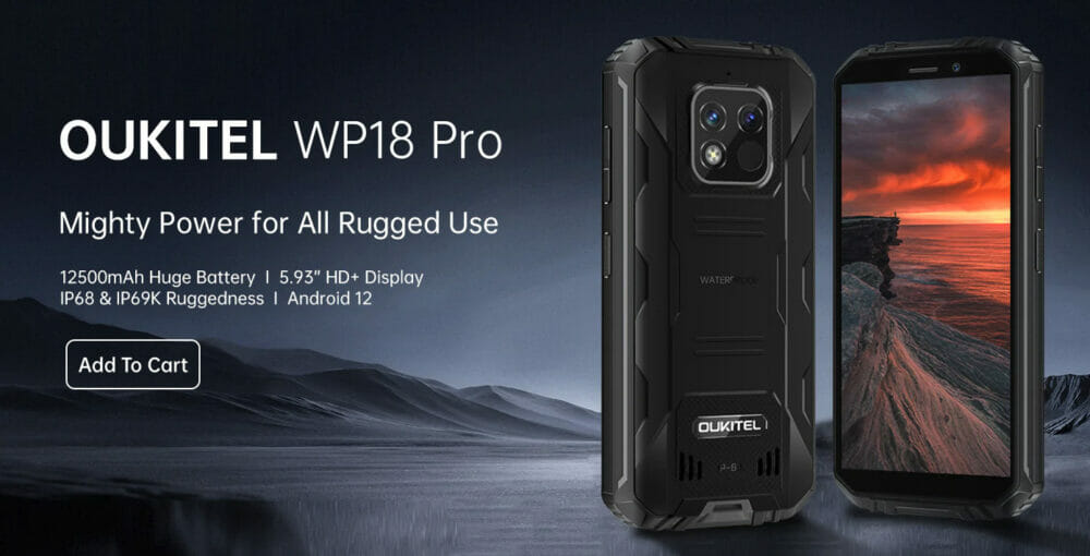 OUKITEL WP18 Pro」発売！大容量バッテリー搭載のタフネスエントリーモデル - TikGadget | ティックガジェットは製品レビュー,  お得なセール情報, 最新技術などを分かりやすくお届け！